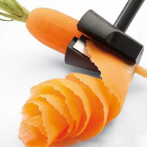 Wholesale Carrot Curler Peeler Black Spiral Shred Slicer Root Vegetables Fruits <b>Sharpener</b> Garnishing <b>Tool</b> - Product Image 4