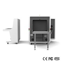 Scanner stationnaire de bagages à rayons X Hawkeyes modèle 6550, un seul émetteur et trois perspectives d’image