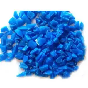 Cheap Price Regrind In stock clean Recycled HDPE blue bottle plastic scraps hape milk bottle scrap