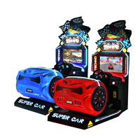 Machine de jeu vidéo Moto Moto Arcade à deux joueurs en métal et plastique Anglais Garantie 1 an