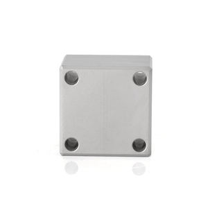 Bloco Cilíndrico Quadrado de Alumínio Usinado em CNC Personalizado / Corpo de Válvula com Wire EDM e Brochagem para Sistemas Pneumáticos - Product Image 3