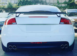FRP trasero Spoiler tronco doble cubierta ala labio para <span class=keywords><strong>Audi</strong></span> TT <span class=keywords><strong>MK2</strong></span> 8J <span class=keywords><strong>TTS</strong></span> Coupe 08-14 - Product Image 3