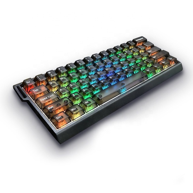 High-End Customized Wired Mechanical Gaming Keyboard Hot Swap RGB Backlit Portable 61-Key Magnetic Axes Housing Fast Response