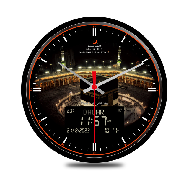 Digital Time Clock Mosque Prayer Wall Desktop Big Azan Ramadan Gifts Azan Clock