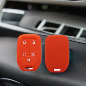 Custom Design Colorful Car Remote Key Case Key Bag Holder Silicone Car Key Cover for Chevrolet Buick