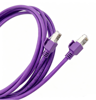 كابل إيثرنت Cat6، كابل شبكة RJ45، كابل LAN أرجواني، سلك توصيل إنترنت عالي السرعة للراوتر والكمبيوتر والمحول