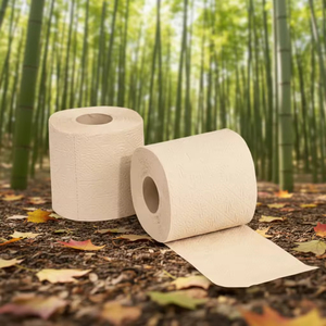 Papel Higiénico Suave Ecológico de Primera Calidad, 100% Pulpa de Bambú, Venta al por Mayor para Uso Doméstico y Hotelero - Product Image 1