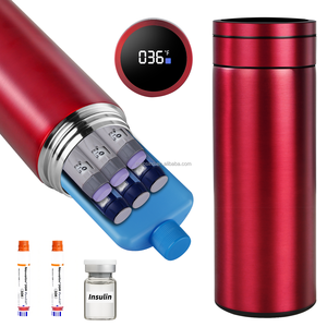 Estuche Refrigerante para Insulina, Bolsa de Transporte para Medicamentos, Bolsa Médica para EpiPen, Aprobado por la TSA, Estuche de Viaje para Diabéticos con <span class=keywords><strong>Biogel</strong></span> - Product Image 1