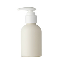 Botol Pompa Plastik PE Matte 100ml Mini Isi Ulang Dispenser Botol Kosong untuk Perjalanan, Pembersih Wajah, Losion, Kemasan Kosmetik