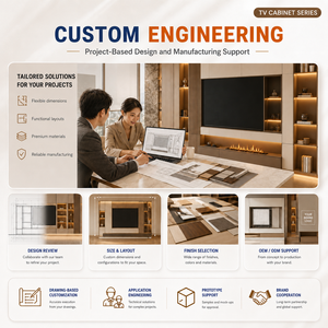 Bestseller: Set Mobile TV Moderno e Lussuoso, Mobile da Parete e Mobile TV in Legno <span class=keywords><strong>per</strong></span> Arredamento Soggiorno - Product Image 5