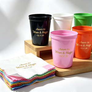 Vaso de Estadio de PP de 14oz y 16oz con Servilleta, Precio de Fábrica al por Mayor, Respuesta Rápida, Seguimiento de Pedidos y Estado de Logística - Product Image 1