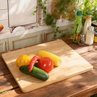 Planche à découper en bois poli durable et personnalisée pour légumes, fruits, fromage, couteaux de cuisine et accessoires, planche à découper en bambou