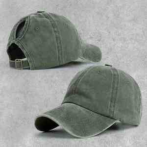 Casquette de baseball promotionnelle en coton délavé, taille unique ajustable, style « Golf Dad Hat », cadeau, casquettes en coton pour hommes et femmes - Product Image 1