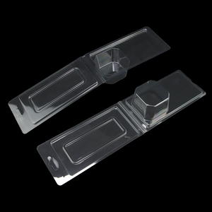 Tùy chỉnh trong suốt Pet rõ ràng nhựa vỉ bao bì hộp cho băng dính bao bì sáp tan vỏ sò - Product Image 3