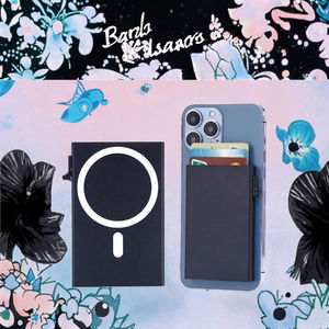 Neuheit: RFID-blockierendes Aluminium-Portemonnaie für Herren mit magnetischem Pop-up-Kartenhalter aus Metall, Magsafe-kompatibel, als Werbegeschenk für Unternehmen - Product Image 3