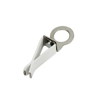 Diffuseur de parfum pour voiture en alliage + silicone noir et blanc, clip de ventilation en fer