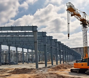 Materiales de Construcción para Almacenes Industriales, Edificios de Acero, Almacenes Prefabricados, Taller en China para Cobertizos, Almacenes, Oficinas y Fábricas - Product Image 1