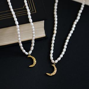 Nuevo Collar de Perlas Naturales de Acero Inoxidable Personalizado al por Mayor, Resistente al Deslustre - Product Image 2