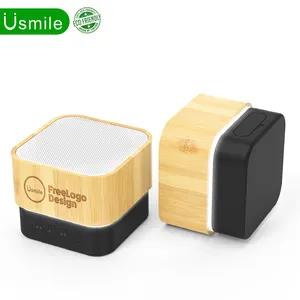 Wireless Connecting BT Wireless Rechargeable OEM ODM Eco Friendly Portable Design Outside BT Wooden Gift Speaker