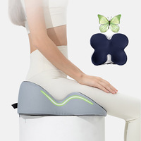 Coussin de coccyx tendance en mousse à mémoire de forme, orthopédique, antidérapant, en forme de papillon, ergonomique, soulagement de la pression, assise confortable