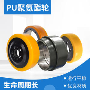 Ensemble de roues motrices Jungheinrich 230x75mm avec pneu plein pour chariots élévateurs électriques, nouvelle pièce de rechange - Product Image 5