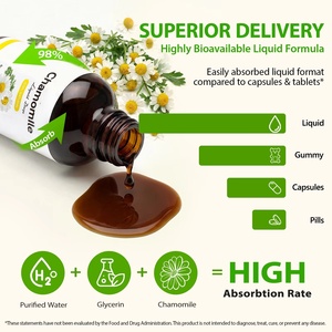 Gotas Líquidas de Apoyo al Cortisol para Niños 9 en 1 de Marca Privada, Extracto de Manzanilla para la Relajación y Alivio del Estrés, MOQ Bajo - Product Image 6