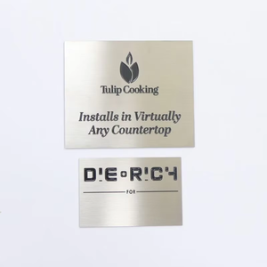 Печать на заказ, анодированные металлические этикетки, Перманентный клей, промышленные таблички, самоклеящиеся алюминиевые этикетки, наклейки - Product Image 6