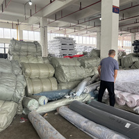 Tissu en polyester 100 % peau de pêche imprimé par dispersion, tissé en microfibre, matière première textile en gros