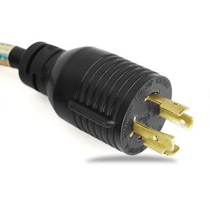 Шнур питания для генератора мощностью 40 футов, L14-30P/L14-30R, 4 зубца, 10 калибра 125/250 В, 30 Ампер, 7500 Вт, удлинитель - Product Image 4