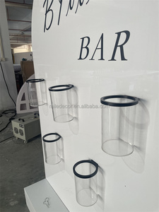Support de bar à fleurs blanc romantique <span class=keywords><strong>pour</strong></span> événements et fêtes, boîte à fleurs, toile de fond <span class=keywords><strong>pour</strong></span> mariage, décoration extérieure - Product Image 3