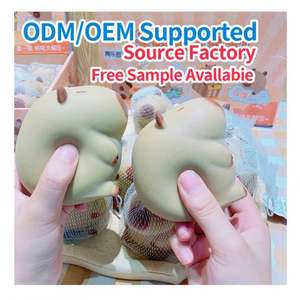 Los Más Vendidos: Paquete de Juguetes Sensoriales Antiestrés de Capibara, Mochi Elástico, Taba Transparente, Colección de Juguetes Blandos, Los Mejores Juguetes para Apretar - Product Image 6