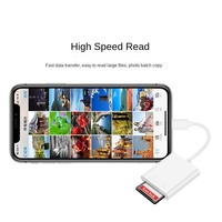 Lecteur de cartes mobile HAOYUE F36 Type-C 3-en-1 à trois emplacements pour installation externe, prend en charge les cartes SD/TF/USB et les appareils photo OTG