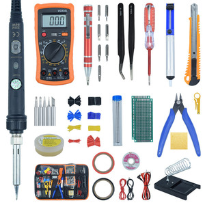 Estación de Soldadura y Retrabajo <span class=keywords><strong>Digital</strong></span> de Precisión con Temperatura Ajustable de 60W 220V con Enchufe Europeo, OEM, 5 Puntas de Lápiz Térmico, 1 Año de Garantía - Product Image 6