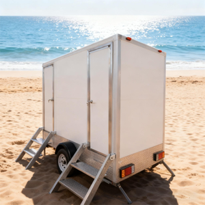 Rimorchio per bagno Mobile con doccia e ruote da esterno WC portatile realizzato in cina WC per bagno - Product Image 2