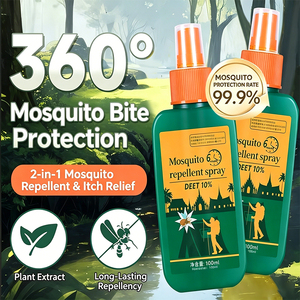 Spray anti-moustiques DEET, été, extérieur, portable, pour les voyages, le camping, la randonnée, protection longue durée, liquide anti-moustiques - Product Image 2