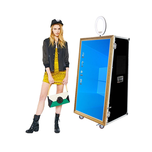 Cabina de Fotos con <span class=keywords><strong>Espejo</strong></span> Mágico de 65 Pulgadas, Cámara, Impresora y Pantalla Táctil LED, en Oferta, con Estuche de Transporte - Product Image 6
