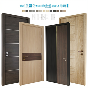Puerta de Madera Maciza de Roble Tailandés, Puertas de Alta Calidad, Puertas de Seguridad Laminadas para Casa - Product Image 1