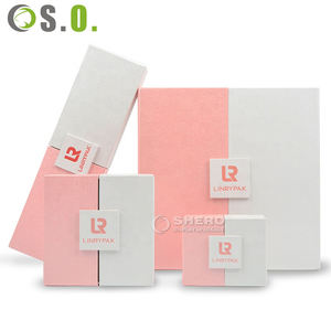 Caja de Joyería de Papel de Dos Tonos de Alta Gama Shero Luxury Premium, Color y Tamaño Personalizados para Juego de Collar, Anillo y Pendientes - Product Image 4