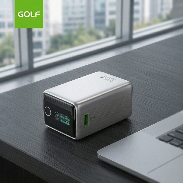 PD 100W Quick Charge Support Wholesale O E M Power Station TFT Display With Cable Electronic Big Capacity Power Bank 20000mAh