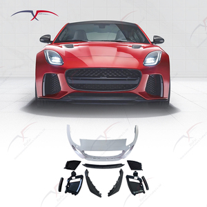Parachoques Delantero de Fibra de Carbono Semi-Modificado de Fábrica Original, Labio Delantero, Alerón Delantero para <span class=keywords><strong>Jaguar</strong></span> F-Type 2013-2020, Kit de Carrocería - Product Image 2