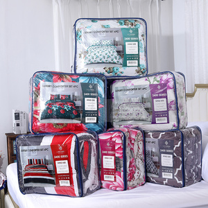 Juego de edredón de cama de 4 piezas, juegos de edredón, juegos de edredón de algodón de lujo, tamaño king para el frío - Product Image 1