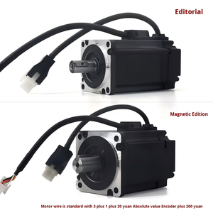 60/80/110/130 एकल-चरण एसी सर्वो मोटर सेट नियंत्रक 485 संचार 2300w ऊर्ध्वाधर बढ़ते 2 साल की वारंटी - Product Image 4