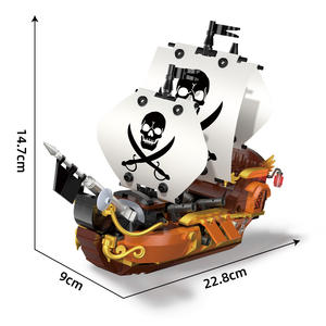Décorations de blocs de construction DIY en gros, Trésor mystérieux, Ensembles de blocs de construction pour la <span class=keywords><strong>chasse</strong></span> <span class=keywords><strong>au</strong></span> trésor <span class=keywords><strong>pirate</strong></span>, Jouets pour enfants - Product Image 4