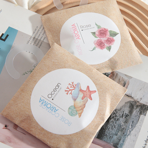 Sac d'emballage de Sachet désodorisant de voiture de logo personnalisé Sachet d'arôme Sachets suspendus pour armoire chambre <span class=keywords><strong>valise</strong></span> de voiture - Product Image 4