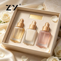 Bouteilles promotionnelles d'huile capillaire de sérum essentiel en verre d'OEM 15ml 30ml 50ml 100ml avec le compte-gouttes en verre et l'emballage de boîte