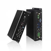 Industrial Mini PC WiFi 6.0 BT5.2 Linux Windows10 11 Computer Barebone 10/11th Gen I5 I7 Processor DIN Rail Mounted Stock