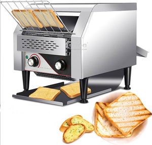 110V 220V Heavy Duty Nhà hàng bánh sandwich nướng Lò nướng điện thương mại băng tải vành đai nướng bánh mỳ để bán - Product Image 1