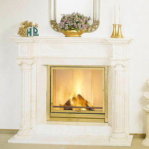 Caminetto a Parete in Marmo <span class=keywords><strong>di</strong></span> Alta Qualità, Stile Moderno, Decorativo con Effetto Fiamma per Uso Interno in Soggiorno - Product Image 6