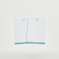 Bloc-notes A4 A5 A6 avec impression personnalisée bon marché en gros pour l'immobilier Logo personnalisé détacher le bloc-notes