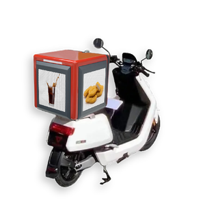Caja de Reparto de Comida LED P3 4G GPS con Panel de Matriz LED para Motocicleta, Pantalla Publicitaria para Comida para Llevar - Product Image 4
